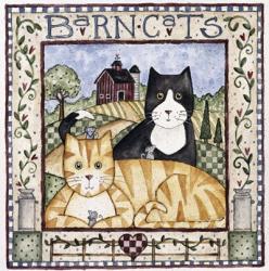 Barn Cats | Obraz na stenu