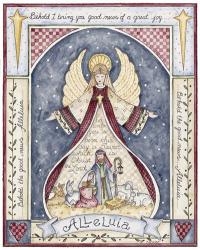 Alleluia Angel Nativity | Obraz na stenu