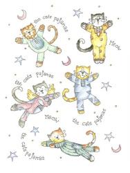 Cats Pajamas Color | Obraz na stenu