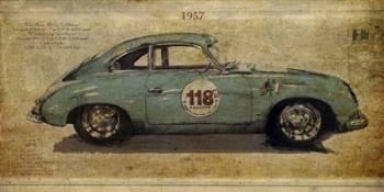 No. 118 Porsche 356 | Obraz na stenu