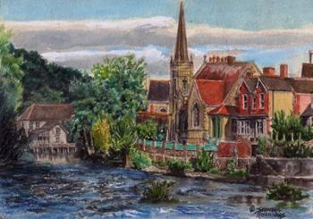Llangollen Methodist Church Wales UK | Obraz na stenu