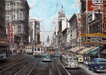 1941 Market St. San Francisco | Obraz na stenu
