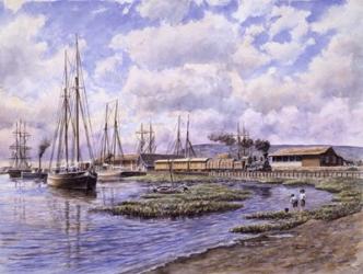 Banning Wharf, c. 1880 | Obraz na stenu