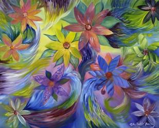 Groovy Flowers | Obraz na stenu