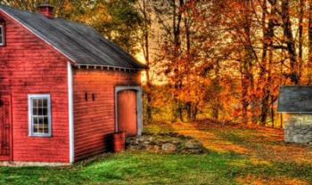 Autumn Barn | Obraz na stenu
