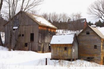 Winter Barns | Obraz na stenu