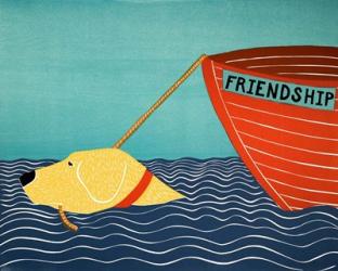 Boat Friendship Yellow | Obraz na stenu