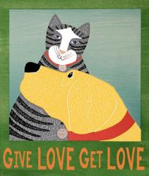 Get Love Give Love_BannerYellow dog and grey cat | Obraz na stenu