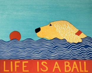 Life Is A Ball Gold Golden | Obraz na stenu