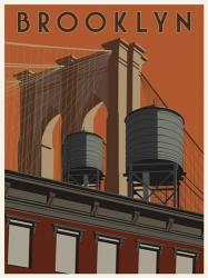 Brooklyn Travel Poster | Obraz na stenu