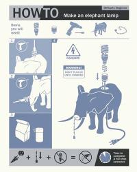 How To Build An Elephant Lamp | Obraz na stenu