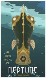 Sail Under The Ice Of Neptune | Obraz na stenu