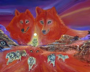 The Energy of the Wolves | Obraz na stenu