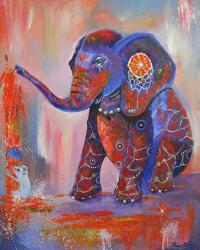 Elephant Festival Colour | Obraz na stenu