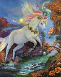 Colour-Fall Unicorn | Obraz na stenu