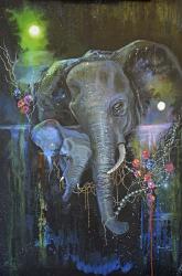Elephant Bond | Obraz na stenu
