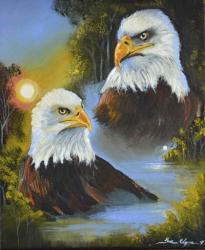 Mystic Eagles | Obraz na stenu