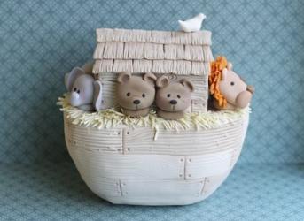 Noah's Ark Side View Bears | Obraz na stenu