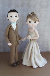 Bride And Groom Taupe | Obraz na stenu