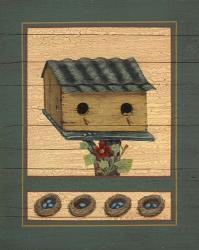 Purple Birdhouse | Obraz na stenu