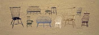 33 Antique Chairs | Obraz na stenu