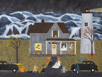 A Stormy Halloween At Sea | Obraz na stenu