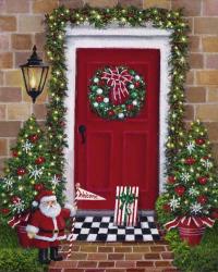 Christmas Door | Obraz na stenu