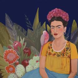 Frida A Casa Azul Revisitated | Obraz na stenu