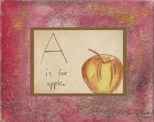 A is For Apple | Obraz na stenu