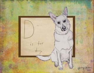 D is For Dog | Obraz na stenu