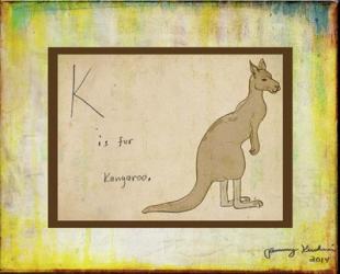 K is For Kangaroo | Obraz na stenu