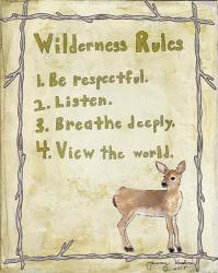 Wilderness Rules | Obraz na stenu