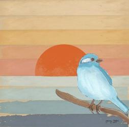 Blue Bird By Water | Obraz na stenu