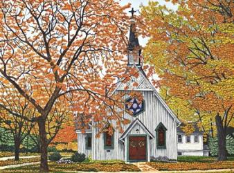 Country Church, Western NY | Obraz na stenu