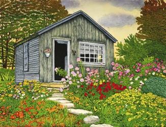 Flower Shed II, Arlington Vt | Obraz na stenu