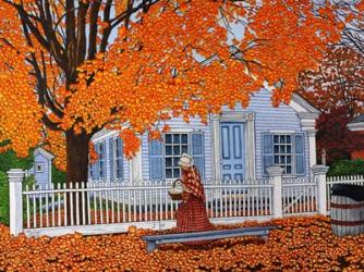 Lady With A Basket, Mumford, Ny | Obraz na stenu