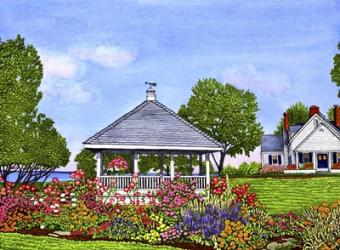 Lakeshore Gazebo, Derby Ny | Obraz na stenu