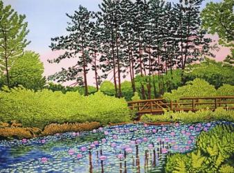 Lily Pond II, Cheektowaga Ny | Obraz na stenu
