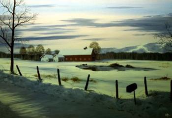 Winter Landscape 17 | Obraz na stenu