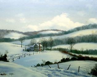 Winter Landscape 20 | Obraz na stenu