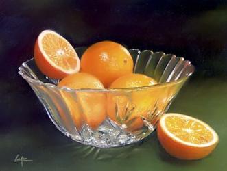 Oranges Crystal Vase | Obraz na stenu