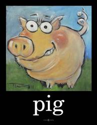 Pig Poster | Obraz na stenu