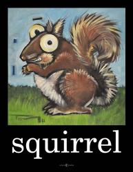 Squirrel Poster | Obraz na stenu