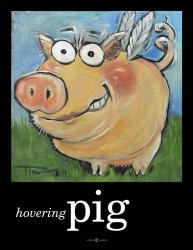 Hovering Pig | Obraz na stenu
