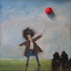 Man With Balloon | Obraz na stenu
