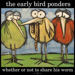 Early Bird And Worm Poster | Obraz na stenu