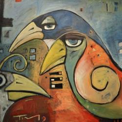 Trois Oiseaux | Obraz na stenu