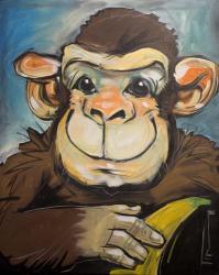 Sam The Monkey | Obraz na stenu