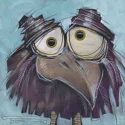 Square Bird 21B | Obraz na stenu