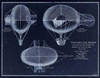 French Airship Balloon 1784 | Obraz na stenu